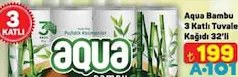 AQUA BAMBU 3 KATLI TUVALET KAĞIDI 32'Lİ